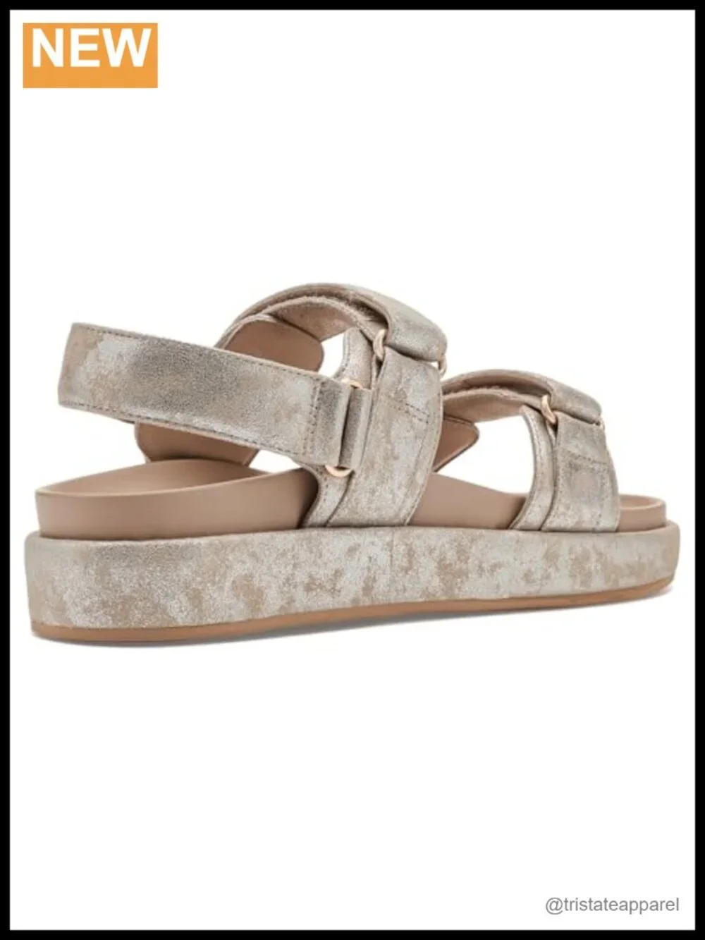 J/Slides Leather Suede Platform Sandals Double Strap Slip On Comfort